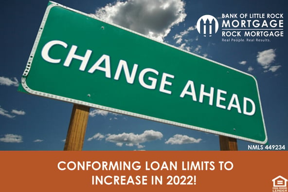 CONFORMING LOAN LIMIT INCREASE 2022